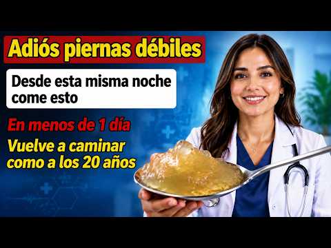 Esta misma noche come Vas a ten piernas más fuertes incluso a los 90 años