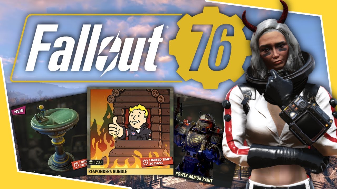 Fallout 76 - Atomic Shop Update: Vault Tec Water Fountain & More!