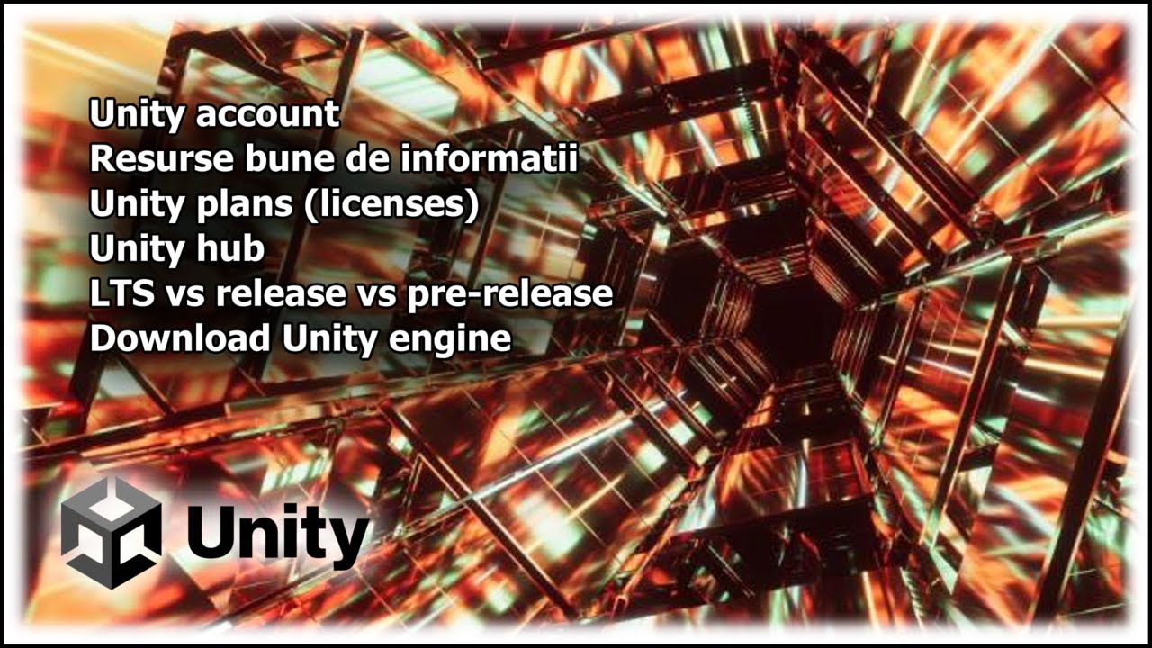 Informatii de baza despre Unity