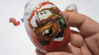 5 Disney Pixar Cars 2 Surprise Eggs Unboxing Zaini Like Kinder Surprise