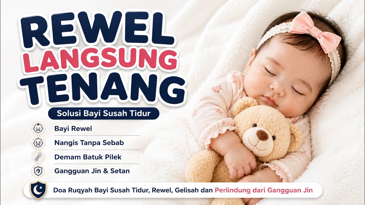 TIDUR NYENYAK SAMPAI PAGI 😴 BACAAN ALQURAN UNTUK BAYI AGAR MUDAH TIDUR NYENYAK DAN TIDAK REWEL