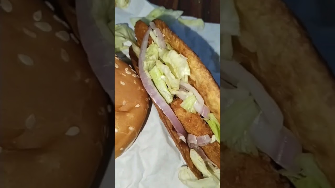 Burger lovers | Burger king chicken wrap veggie strips and burger