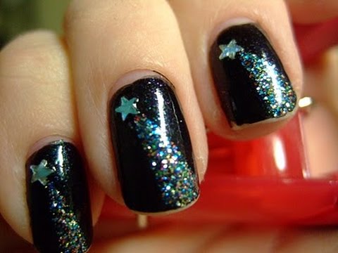 Shooting Star Nail Design - YouTube Shooting Star Nail Design - Shooting Star Nail Design - YouTube