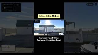 Kawasan Industri Portalegre yang Sudah Pakai Solar Panel #googlemaps #virtualtravel #portugal