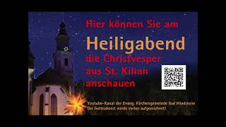 Heiligabend 2021 OnlineAngebot