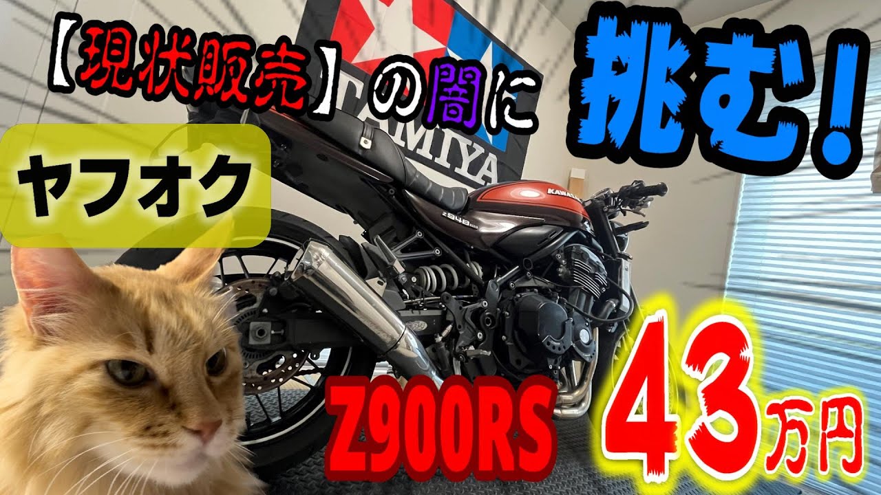 Super cheap Z900RS!! Challenge the darkness of auction forbidden