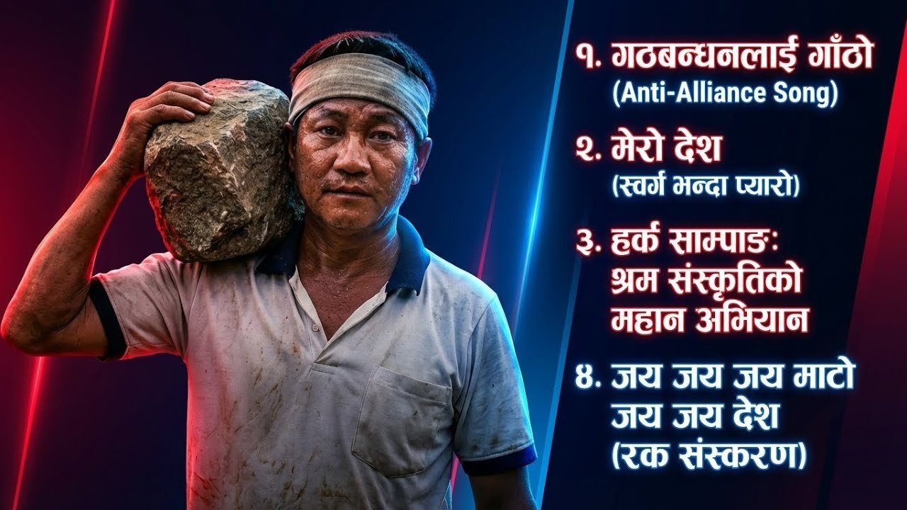गठबन्धनलाई गाँठो: हर्क साम्पाङका ४ क्रान्तिकारी गीतहरू | Harka Sampang Music by  @deltanepali ​