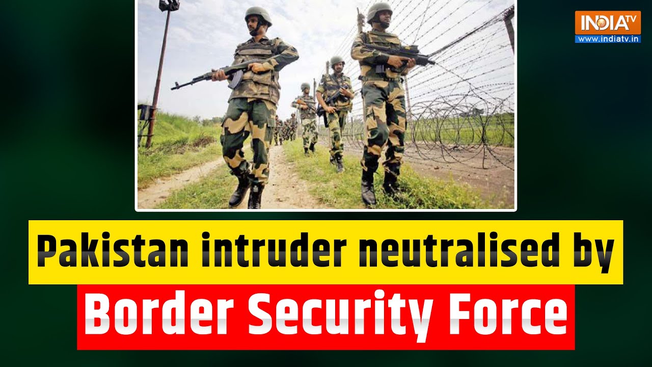 BSF Neutralised Pakistan Intruder in Samba sector Near India-Pakistan Border | Jammu & Kashmir |