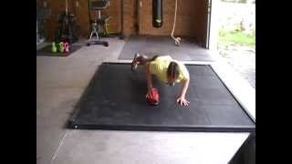 Kettlebell Crossover Pushup