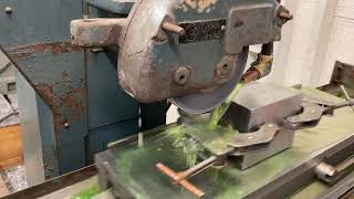 Surface Grinding A36 Steel Block Square and Parallel w/ Angle Plate and Clamps on J+S 1400 Grinder
