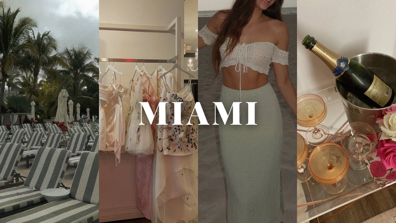 MIAMI girls trip, wedding dress shopping, party planning