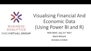 Visualising Financial and Economic Data using Power BI and R
