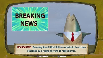 News Broadcast 1 | SpongeBob SquarePants: Battle For Bikini Bottom - Rehydrated