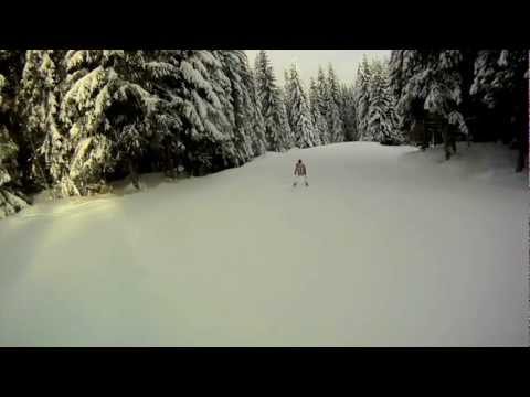 Megan Skiing Flaine to Morillon