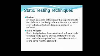 Static Testing|Informal reviews , Walkthrough, peer review Inspection|advantages n&Disadvantages