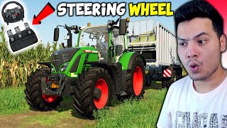 Real Farming Experience With Steering Wheel - Farming Simulator 22 - PART 2 (HINDI) 2022