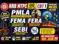 PMLA, FEMA, FERA, SEBI MCQS FOR RRB NTPC UG 2025-26 CBT 1