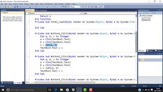 How to work with functions with return type in VB.NET