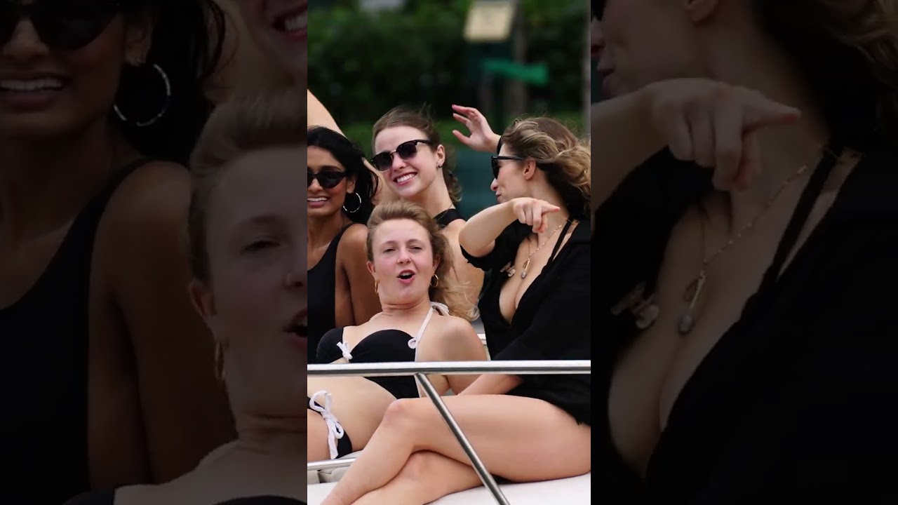 🖤🌊 Ladies in Black: Bow Riding Beauties! 