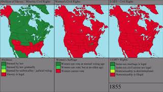 The History of Civil Rights in the US and Canada: Every Year