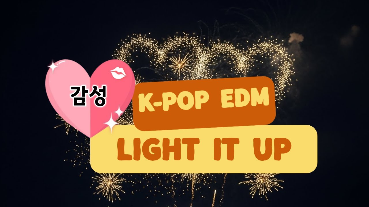 K-POP EDM | 겨울 밤하늘 폭죽처럼 터지는 감성 드롭 | Hope Fireworks