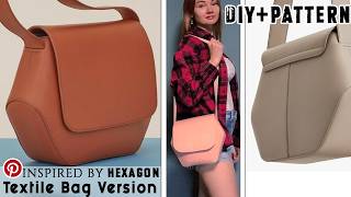 DIY Crossbody Bag making at home with cloth 💞 Easy sewing projects for beginners +PATTERN