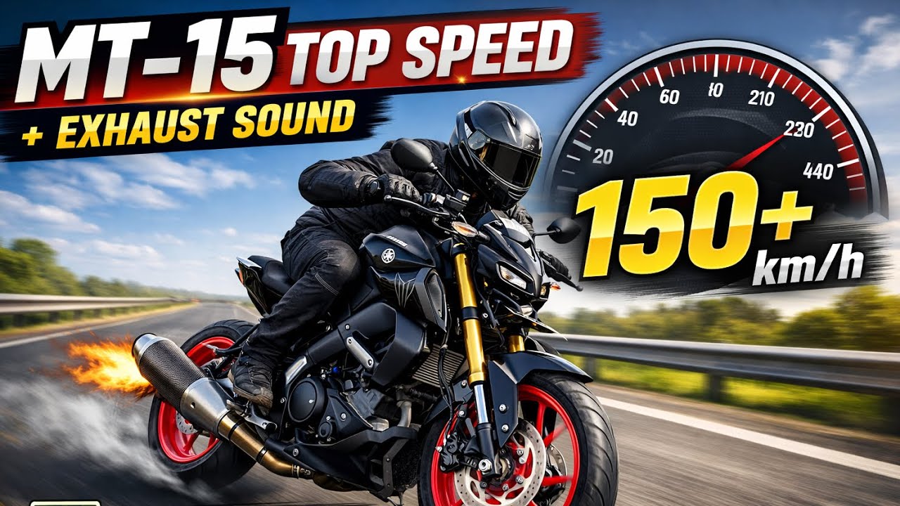 Yamaha MT-15 Top Speed Test 🔥 | Highway Run with Loud Exhaust 😱