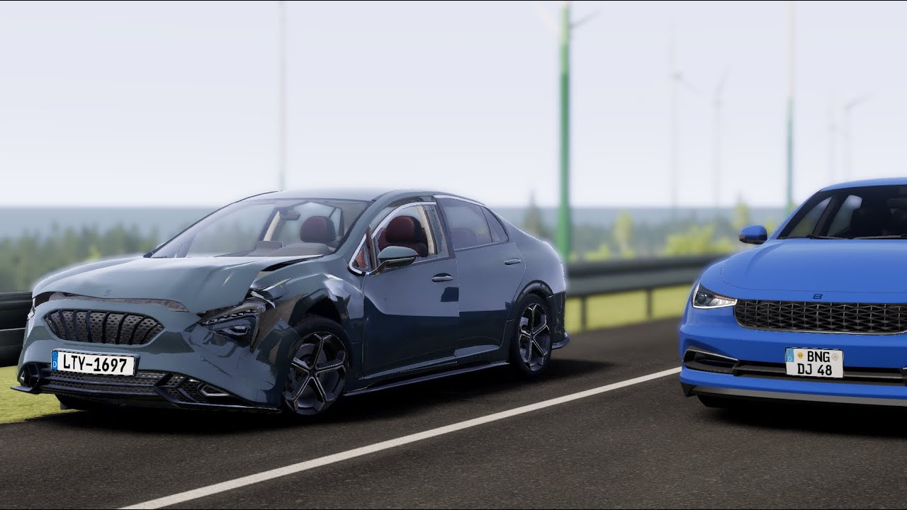 German AutoBahn Driving | BeamNG.Drive