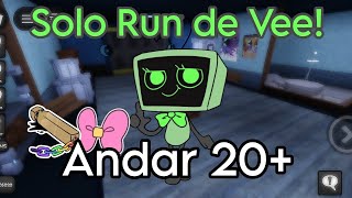 Solo Run de Vee! (ANDAR 20+) | Dandy's World (Roblox)