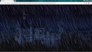 86 rain effect with CSS animation