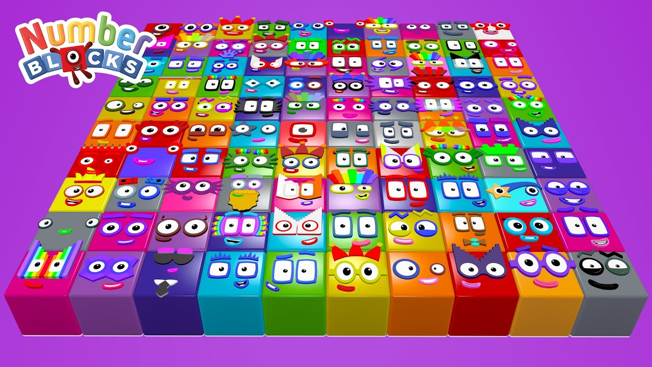 Big Number Fun! Numberblocks Cube Step Squad Counting 1-100 Song