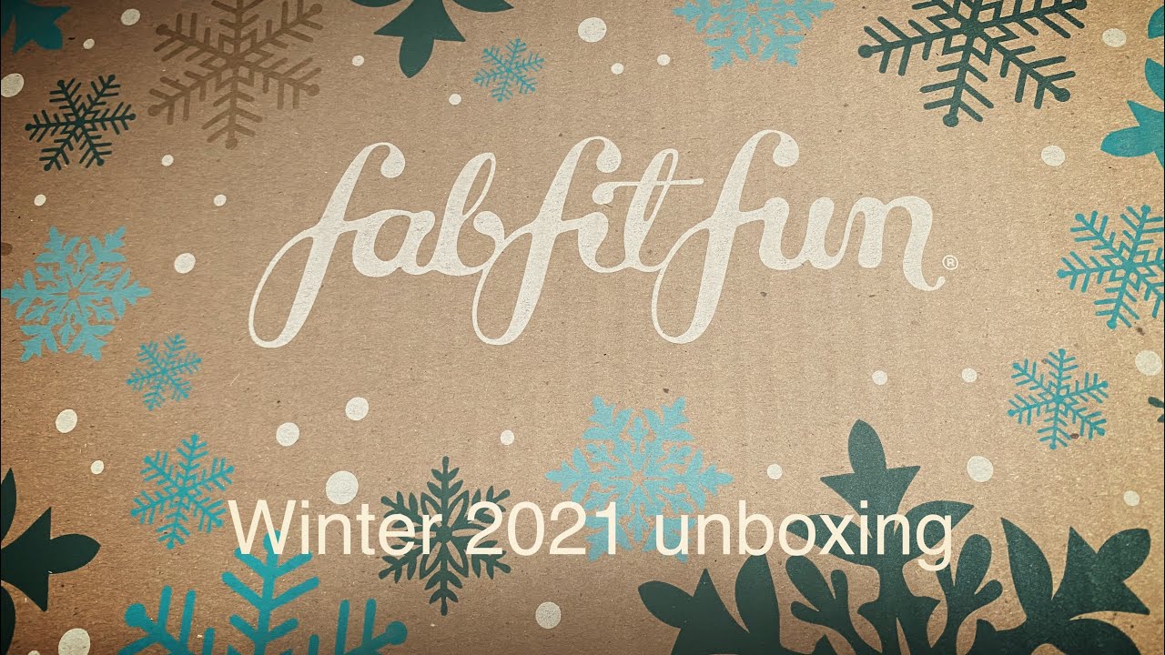 Fab Fit Fun 2021 Winter box unboxing