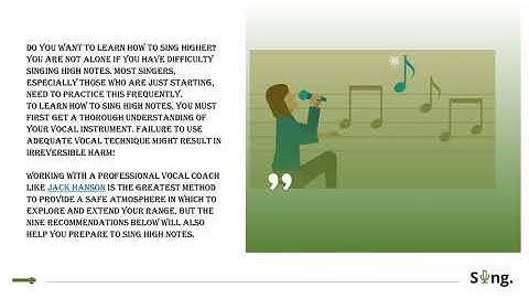 Tips for Singing High Notes You Must Read