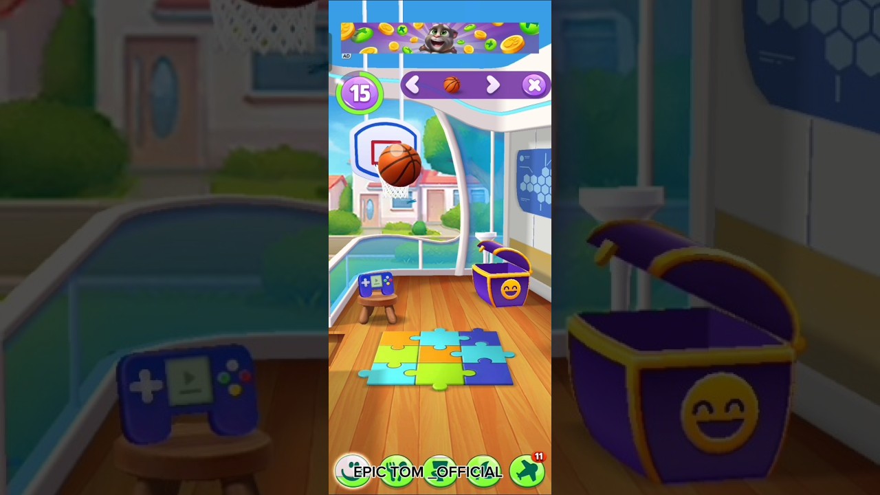 Let's Play Basketball With Epic Tom And Tom Only Scored 4 Points My Bad 