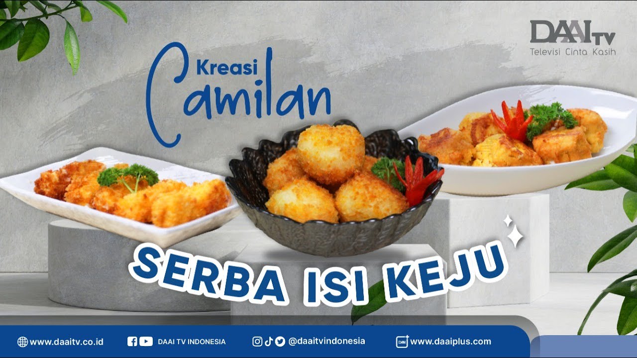 Kreasi Camilan Serba Isi Keju | Resep Vegetarian