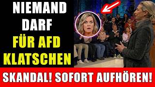 Moderatorin fassungslos! Als alle für die AfD klatschen, dreht das Studio plötzlich völlig durch!