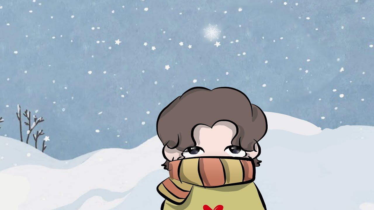 Snow Flower Taehyung feat. Peakboy FMV Animation Animtaic Happy V