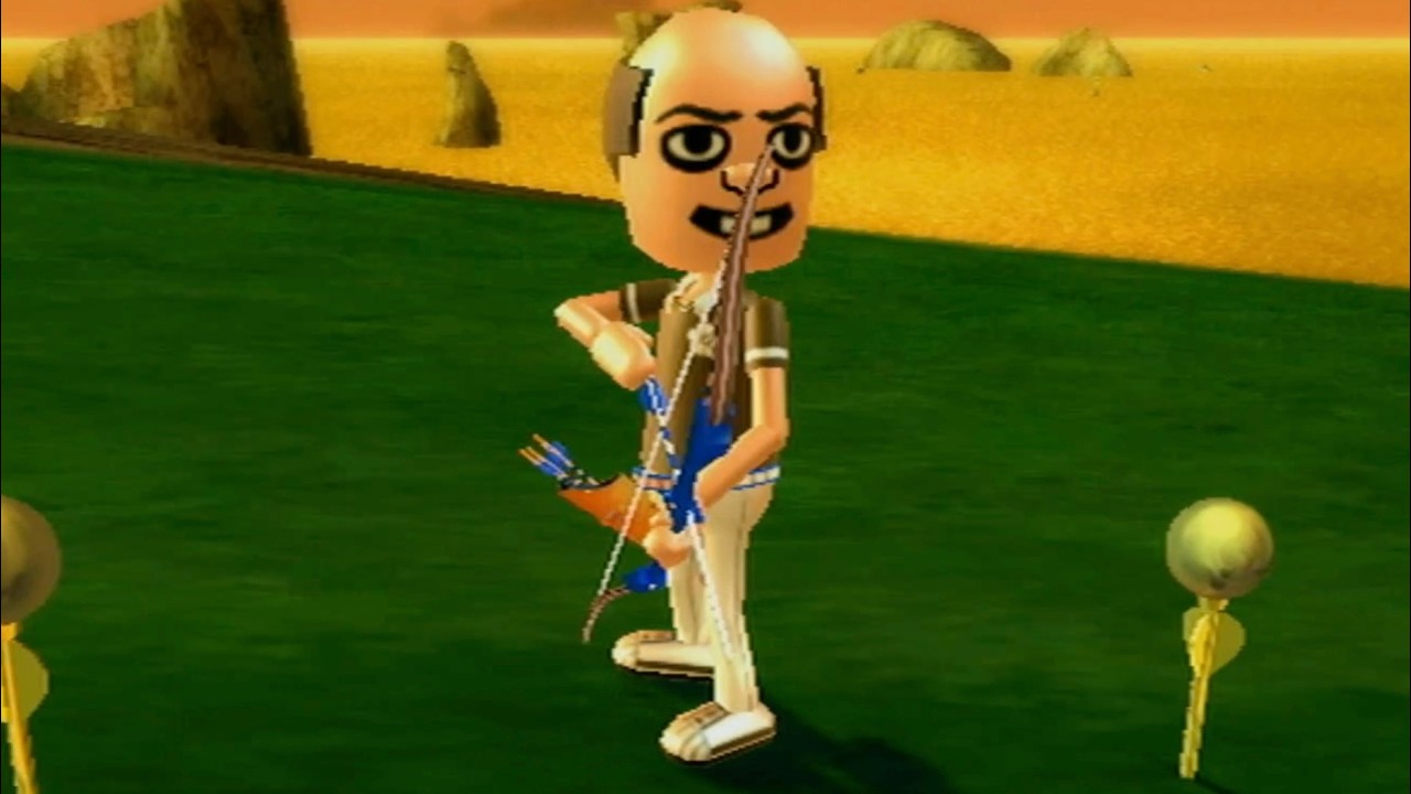 Игра в стрельбу из лука в Wii Sports Resort ухудшает мое психическое состояние.
