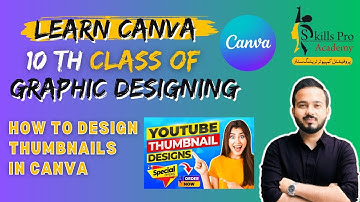 Create Eye-Catching Thumbnails in Urdu/Hindi | YouTube Thumbnail Design Tutorial  by Skills Pro