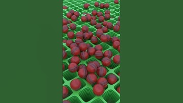 Into The Grid Cricket Balls Drop #satisfying #cricket #ball #animation #iccchampionstrophy2025