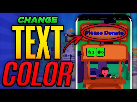 how to change the text color in pls donate｜TikTok Search