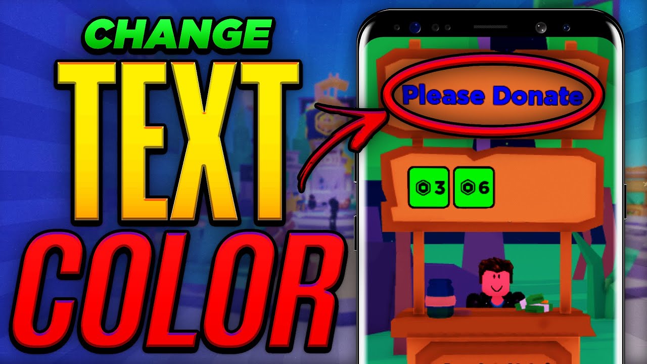 Roblox: How To Make Color Text in Pls Donate