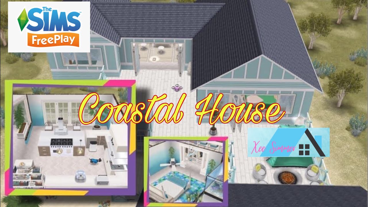 Sims Freeplay house_Coastal House 😍💦 YouTube