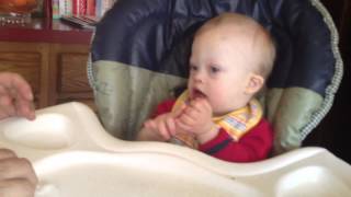 15 Month Old Baby With Down Syndrome Using Sign Language!