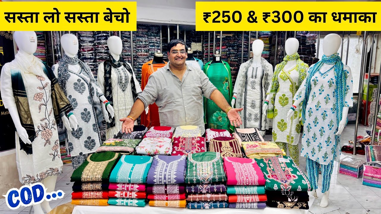 सस्ता लो सस्ता बेचो SUIT WHOLESALE MARKET SURAT | COTTON SUITS MANUFACTURERS IN SURAT | Salwar Suit