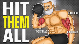 The ONLY 3 Dumbbell Exercises You Need for Bigger Biceps (men over 40)