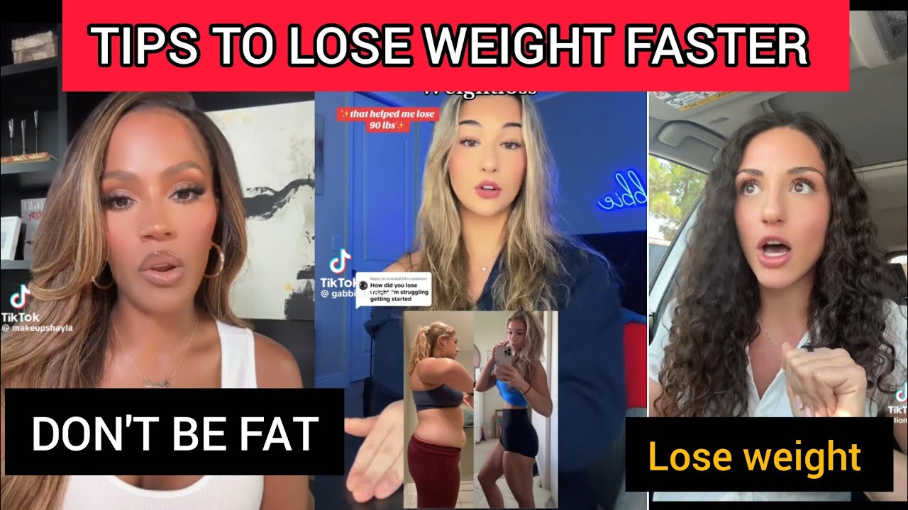 HOW TO LOSE WEIGHT FASTER TIPS FOR US LADIES.(Time to glow up)