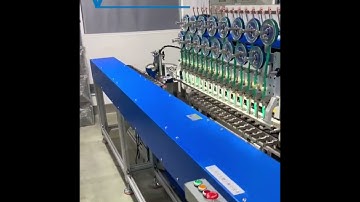 China 16 Axis Spindles Transformer Coil Automatic Bobbin Needle Winding Taping Soldering Machine