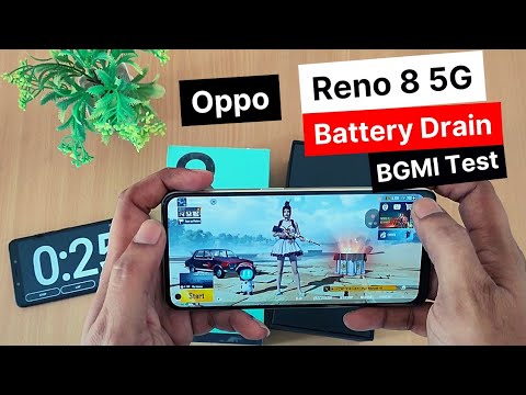 Oppo Reno 8 5G Battery Drain Test With BGMI Gaming Review