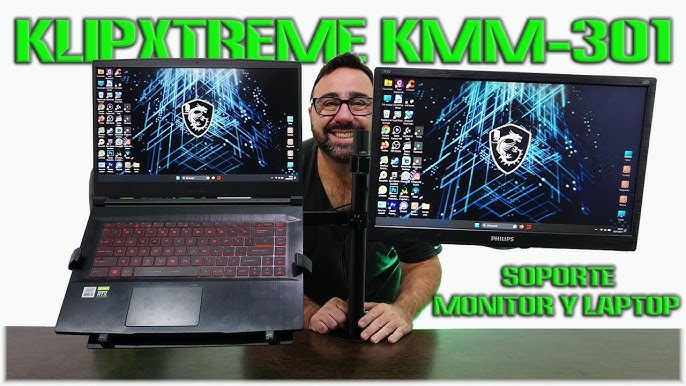 Rack Soporte Monitor y Laptop 13-32 Klip Xtreme KMM-301
